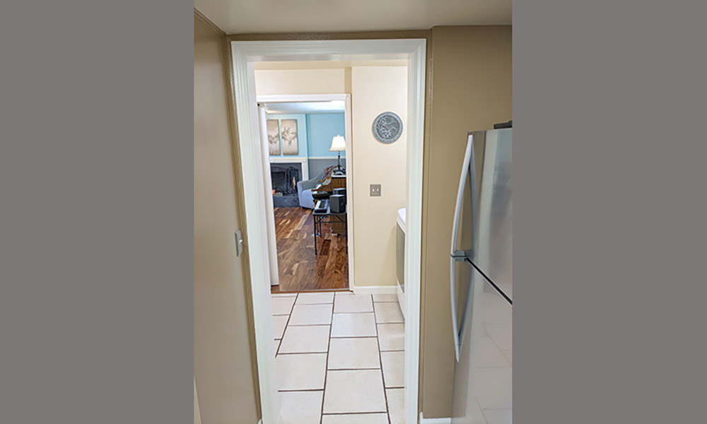 Laundry Room Entrance From Kitchen